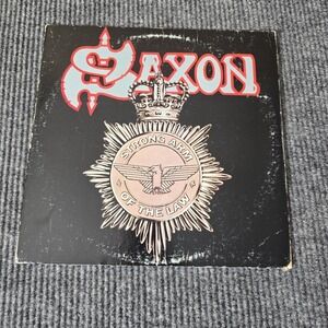 Saxon Strong Arm of the Law 1982 Release in US Carrere/CBS Vinyl Record